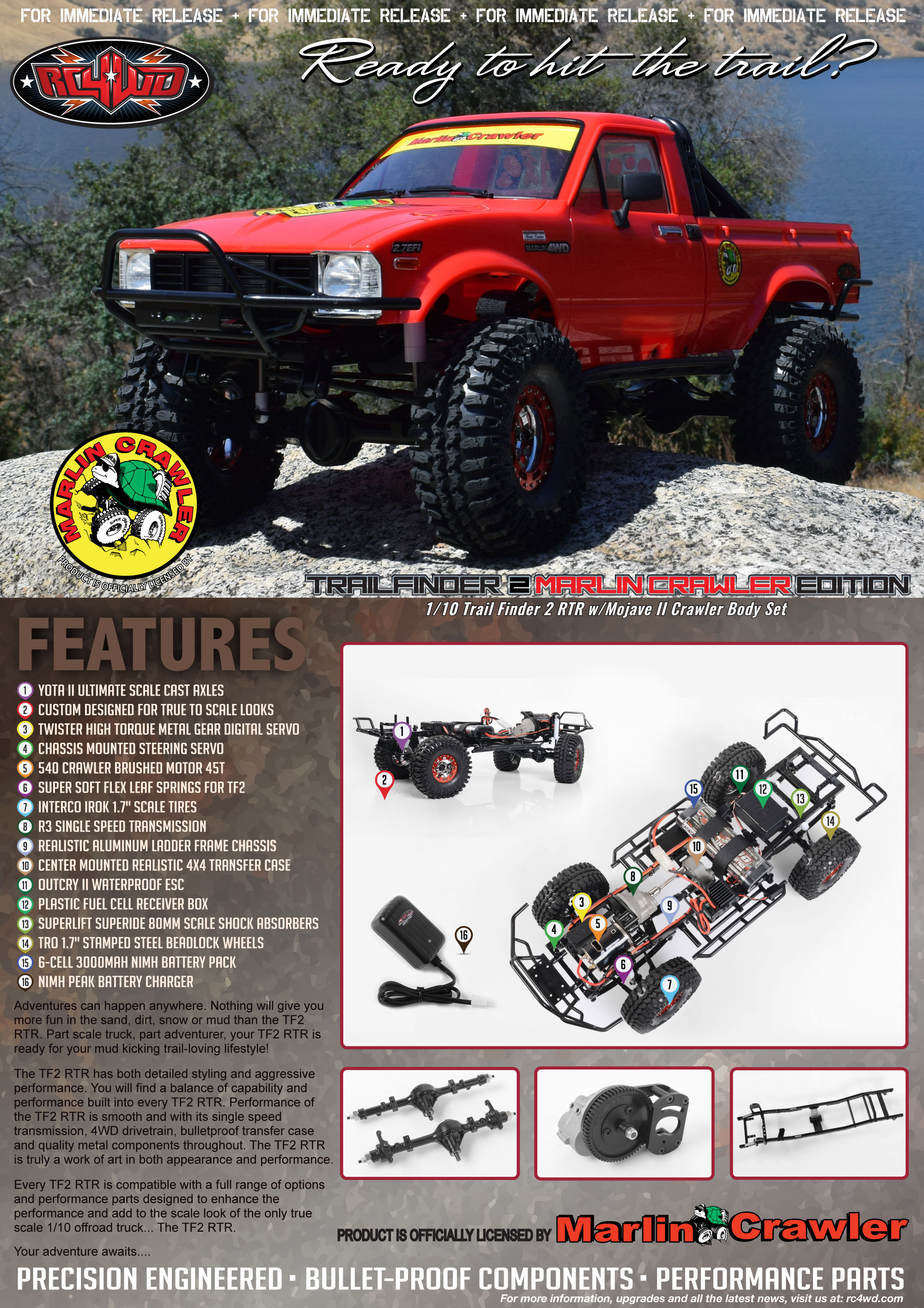 rc4wd trail finder 2 for sale