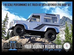 Gelande II Truck Kit w/Defender D90 Body Set